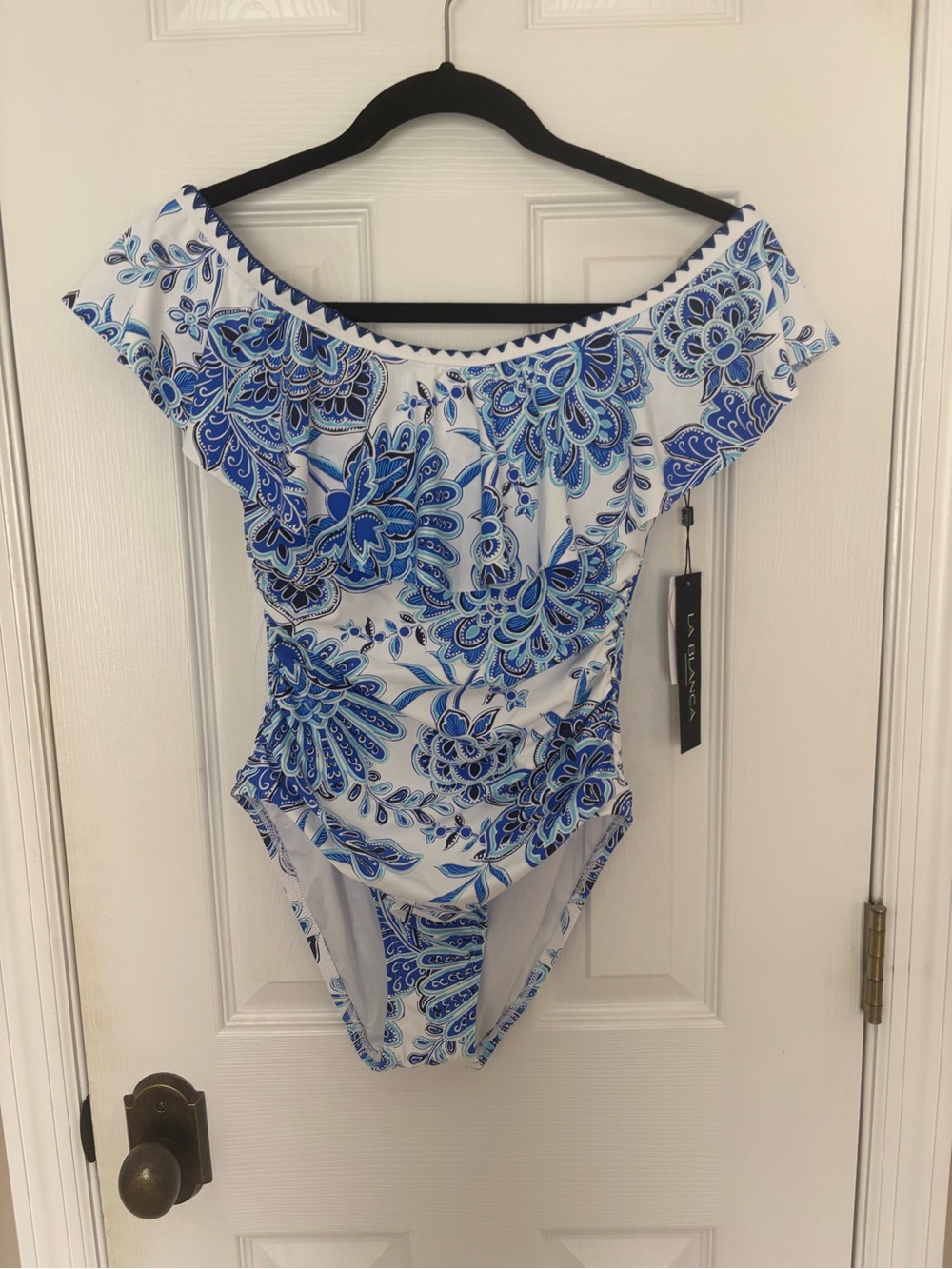 La Blanca off shoulder swimsuit
